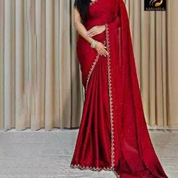 revangi Women Traditional Saree with Unstitched Blouse Piece         -picture-12