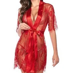 beach curve Women V-Neck Lace Babydoll-picture-11