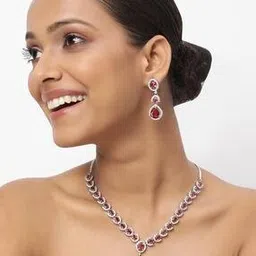 trink AD-Studded Necklace & Earrings Set-picture-27