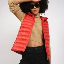tommy hilfiger Women Quilted Tailored Fit Bomber Jacket-picture-39