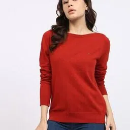 tommy hilfiger Co Jersey Stitch Boat-Neck Sweatshirt-picture-27