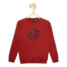 allen solly Brand Print Round-Neck Sweatshirt-picture-49
