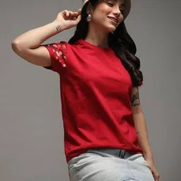 dillinger Women Regular Fit Crew- Neck T-Shirt-picture-30