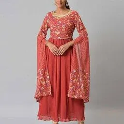 aurelia Floral Print Anarkali Kurta-picture-19