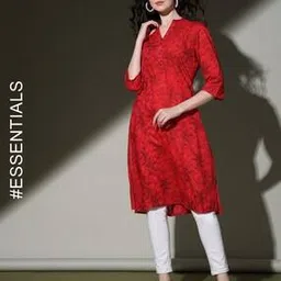 nyrika Women Floral Print Straight Kurta-picture-46