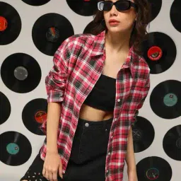 campus sutra Women Cotton Shirt image 1