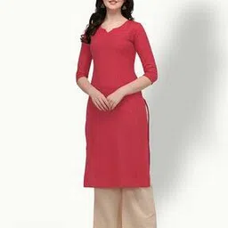 shaily Round-Neck Straight Kurti-picture-29