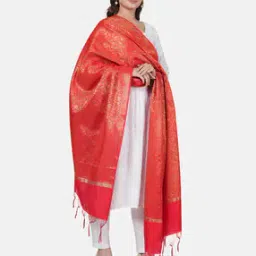 muffly Women Woven Dupatta with Tassels-picture-14