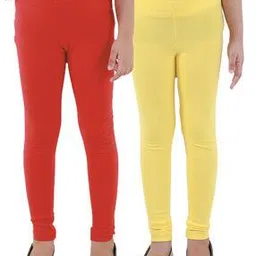 kids cave Pack of 2 Girl Leggings with Elasticated Waist-picture-31