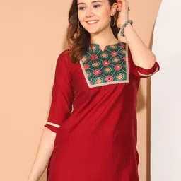 rajnandini Women Cotton Printed Kurti image 1