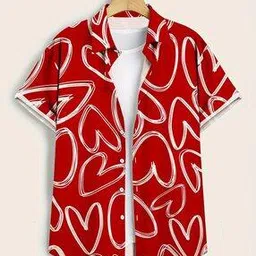 neonomad Men Printed Regular Fit Shirt with Short Sleeves-picture-47