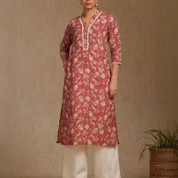 soch Women Floral Print Straight Kurta-picture-42