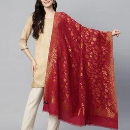 swi stylish Women Ethnic WearFloral Stole-picture-25