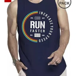 woostro Men Typographic Vest image 1