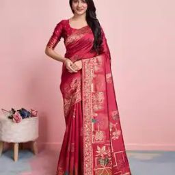 rich & roman Women Traditional Saree -picture-48