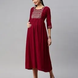 swishchick Women Mirror-Work Fit & Flare Dress-picture-26