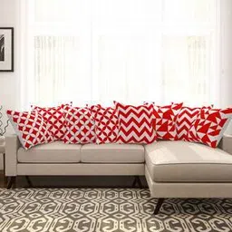 sej by nisha gupta Set of 8 Printed Cushion Cover 16" x 16"-picture-14