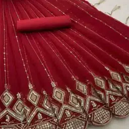 lilots Women Embellished & Embroidered Saree-picture-38