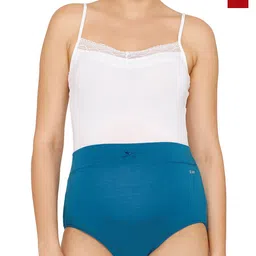 LAVOS Pack Of 2 Bamboo Cotton Maternity Briefs LW1006Peacock/Red-S-2-picture-38