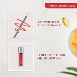 Lenphor Colour Me Up Liquid Lipstick with Vitamin E 2ml - Ruby Red 01 image 4