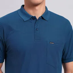 BLACK BLINK Polo Collar Cotton Slim Fit T-shirt image 2