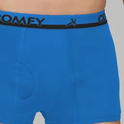 AMUL COMFY Men Pack of 5 Plain Pure Cotton Mini Trunks image 3