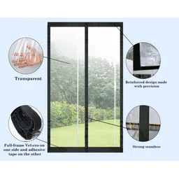 The Furnishing Tree Single Transparent Sheer Door Curtain image 2