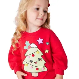 LULU & SKY Girls Graphic Printed Round Neck Sweatshirt-picture-36