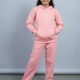 FUNKRAFTS Girls Hooded Pure Cotton Sweatshirt With Trousers-picture-29