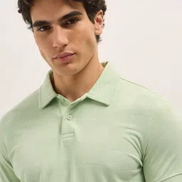 THE BEAR HOUSE Men Polo Collar Slim Fit T-shirt image 2