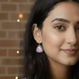 Jeweltos Triangular Drop Earrings-picture-27