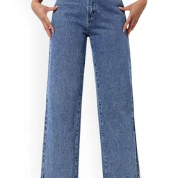 SAKIA Women Solid Boyfriend Fit High-Rise Stretchable Jeans-image-93