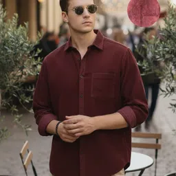 Rigo Men Relaxed Striped Casual Shirt-image-27