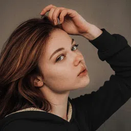 TOGS & TERRE Women Printed Cotton Hooded Oversized Pullover Sweatshirt image 3