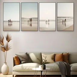 nestroots Canvas 4 Piece Wall Rectangle Paintings Wall Art - 24 x 36 In-picture-10
