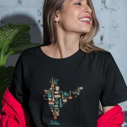The Mad Riyazi Unisex Typography Printed Extended Sleeves T-shirt-image-63