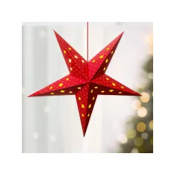 Special You Red Christmas Paper Hanging Star Decoration, Christmas Decor (1Pc) image 1