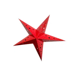 Special You Red Christmas Paper Hanging Star Decoration, Christmas Decor (1Pc) image 3