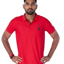 playR Unisex UP Yoddhas - PKL 2025 Polo Collar Dri-FIT T-shirt-image-11