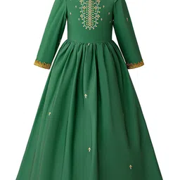 StyleCast x Revolte Ethnic Motifs Applique Maxi Dress-picture-31
