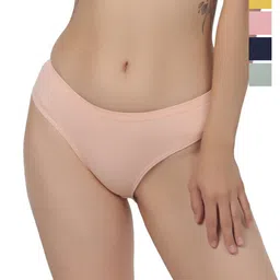 Liigne Pack Of 5 Cotton Mid-Rise Basic Briefs VCPC2216-XS-picture-25