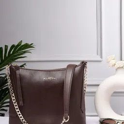 AQUATAN Textured Structured Shoulder Bag image 1