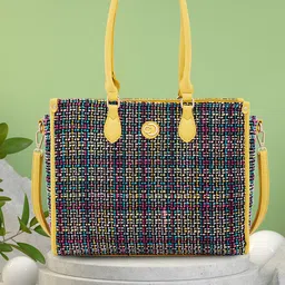 Caprese Women Textured Structured Shoulder Bag-picture-18