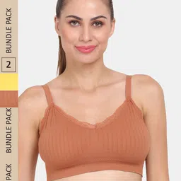 Amour Secret Pack of 2 Anti-Odour Sports Bra - Lightly Padded-image-45