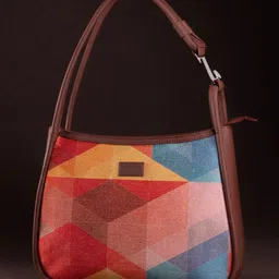 ZOUK GeoOptics Printed Structured Sleek Handheld Bag image 1