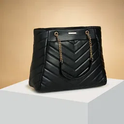 Forever Glam by Pantaloons Structured Quilted Handheld Bag image 1