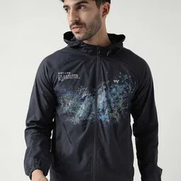 Wildcraft Men Beige Floral Insulator Sporty Jacket with Embroidered image 1