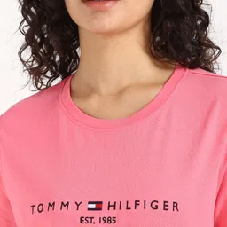 Tommy Hilfiger Women Typography Printed T-shirt image 3