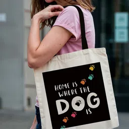 ARTBUG Unisex Typography Printed Shopper Tote Bag image 2