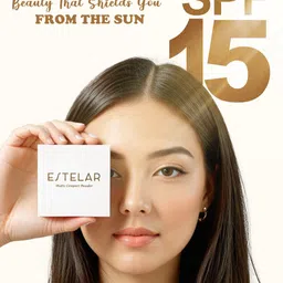 Estelar Matte Compact Powder With SPF 15 - Confident Ivory image 3